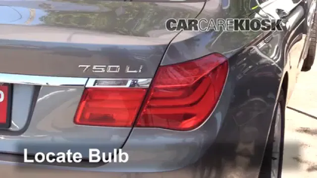 2010 BMW 750Li 4.4L V8 Turbo Luces Luz trasera (reemplazar foco)